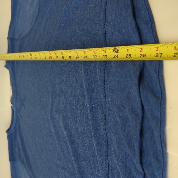 Haute Edition Blue Sweatshirt Tee, Size XL - Picture 3 of 11